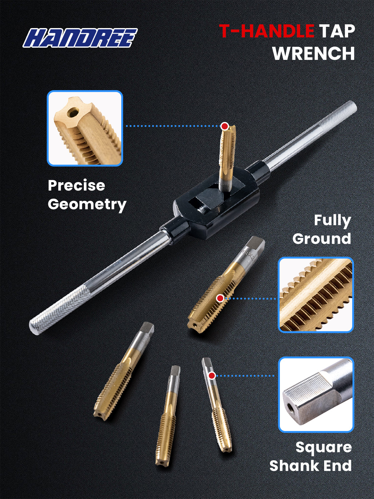 60PCS SAE & Metric Tap and Die Set Essential Threading Tool for Cutting External & Internal Threads and Repair Damaged Threads