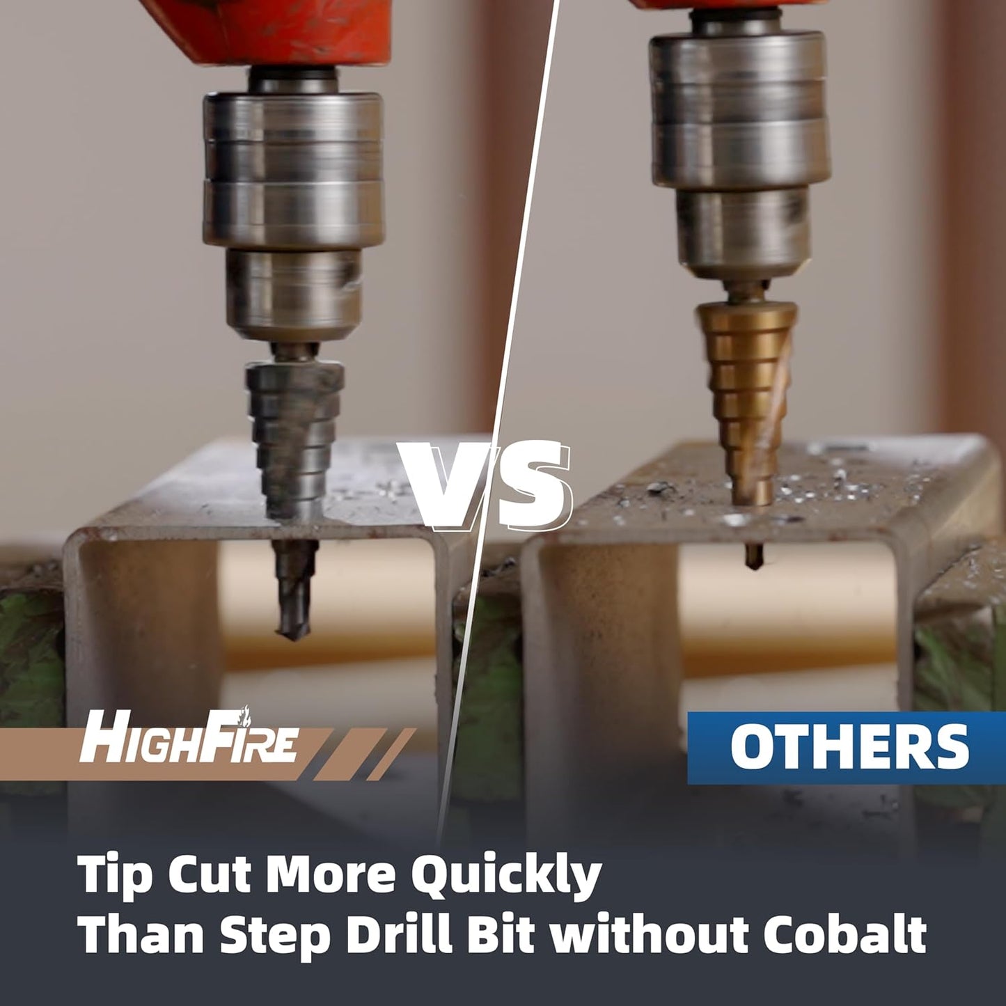 1/8"-1/2” M35 Cobalt Step Drill Bit